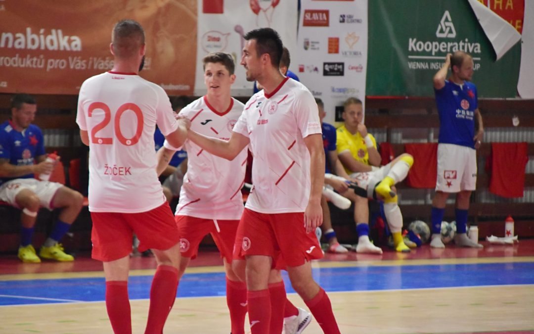 „A“ tým – Povedený výkon proti Malibu ! Hattrick vsítil ŽOČEK a mladíček VIK !!!